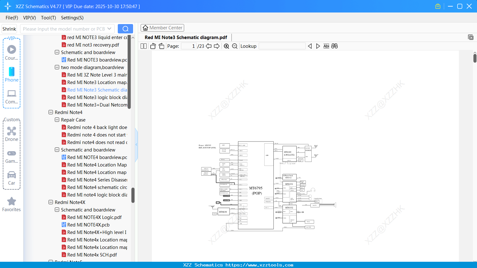 Xiaomi Redmi Note3 Schematic Diagram